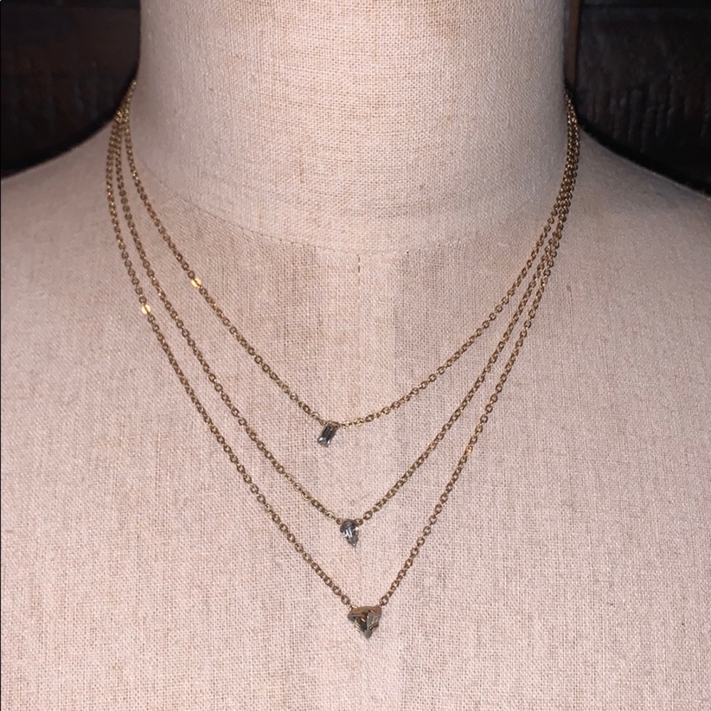 Three strand necklace